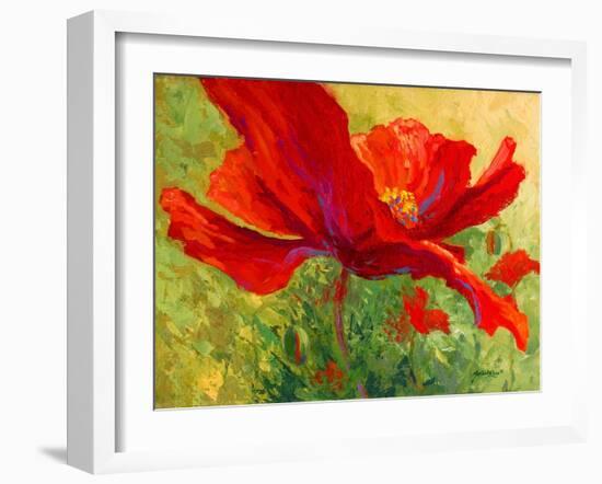 Red Poppy I-Marion Rose-Framed Giclee Print