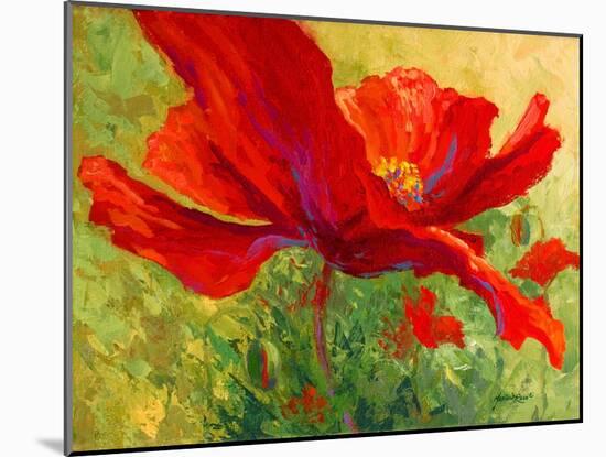 Red Poppy I-Marion Rose-Mounted Giclee Print