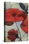 Red Poppy II-Sloane Addison  -Stretched Canvas