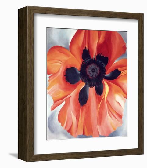 Red Poppy, No. VI, 1928-Georgia O'Keeffe-Framed Art Print