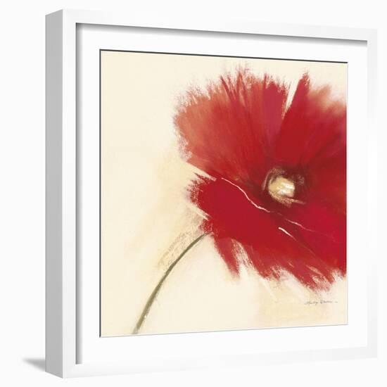 Red Poppy Power I-Marilyn Robertson-Framed Giclee Print