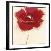 Red Poppy Power III-Marilyn Robertson-Framed Art Print