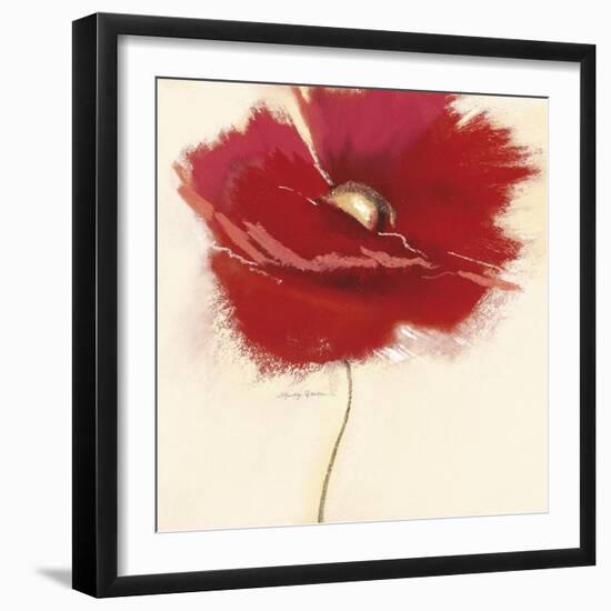 Red Poppy Power III-Marilyn Robertson-Framed Giclee Print