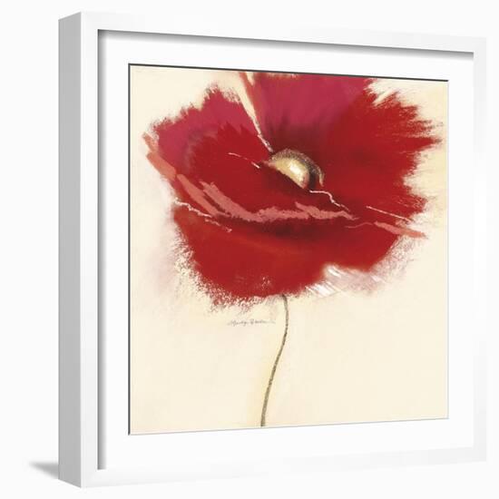 Red Poppy Power III-Marilyn Robertson-Framed Giclee Print