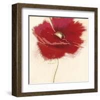 Red Poppy Power III-Marilyn Robertson-Framed Giclee Print