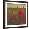 Red Poppy Sunrise-null-Framed Art Print