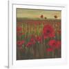 Red Poppy Sunrise-null-Framed Art Print