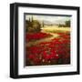 Red Poppy Trail-Hulsey-Framed Art Print