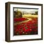 Red Poppy Trail-Hulsey-Framed Art Print