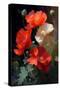 Red Poppy-Vivienne Dupont-Stretched Canvas