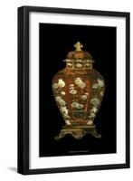 Red Porcelain Vase I-Vision Studio-Framed Art Print