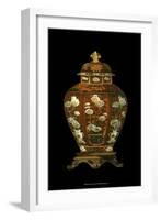 Red Porcelain Vase I-Vision Studio-Framed Art Print