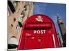 Red Post Box, City Hall Square, Copenhagen, Denmark, Scandinavia, Europe-Frank Fell-Mounted Photographic Print