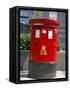 Red Post Box, London, England, United Kingdom-Nelly Boyd-Framed Stretched Canvas