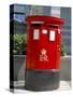 Red Post Box, London, England, United Kingdom-Nelly Boyd-Stretched Canvas