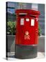 Red Post Box, London, England, United Kingdom-Nelly Boyd-Stretched Canvas