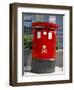 Red Post Box, London, England, United Kingdom-Nelly Boyd-Framed Photographic Print