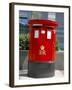 Red Post Box, London, England, United Kingdom-Nelly Boyd-Framed Photographic Print