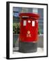 Red Post Box, London, England, United Kingdom-Nelly Boyd-Framed Photographic Print