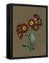 Red Primula Auricula, 1830 (W/C and Bodycolour on Paper with a Prepared Ground)-Louise D'Orleans-Framed Stretched Canvas