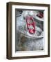 Red Pull Tabs on Cold Cans of Lager Beer-Steve Lupton-Framed Photographic Print