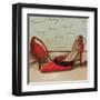 Red Pumps-Anna Polanski-Framed Art Print