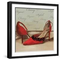 Red Pumps-Anna Polanski-Framed Art Print