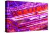 Red Purple Dragon Vein Agate Pattern-maury75-Stretched Canvas