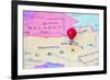 Red Pushpin On Map Of Ukraine-Bigandt_Photography-Framed Art Print