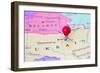 Red Pushpin On Map Of Ukraine-Bigandt_Photography-Framed Art Print