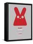 Red Rabbit Multilingual Poster-NaxArt-Framed Stretched Canvas