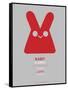 Red Rabbit Multilingual Poster-NaxArt-Framed Stretched Canvas