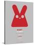 Red Rabbit Multilingual Poster-NaxArt-Stretched Canvas