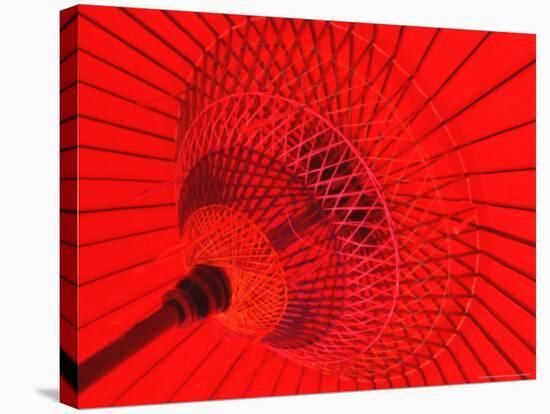Red Radial, Japan-Shin Terada-Stretched Canvas
