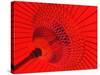 Red Radial, Japan-Shin Terada-Stretched Canvas