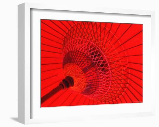 Red Radial, Japan-Shin Terada-Framed Photographic Print