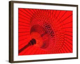 Red Radial, Japan-Shin Terada-Framed Photographic Print