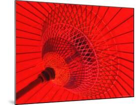 Red Radial, Japan-Shin Terada-Mounted Photographic Print