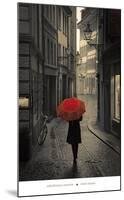 Red Rain-Stefano Corso-Mounted Art Print