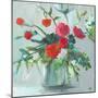 Red Ranunculus-Jenny Westenhofer-Mounted Art Print