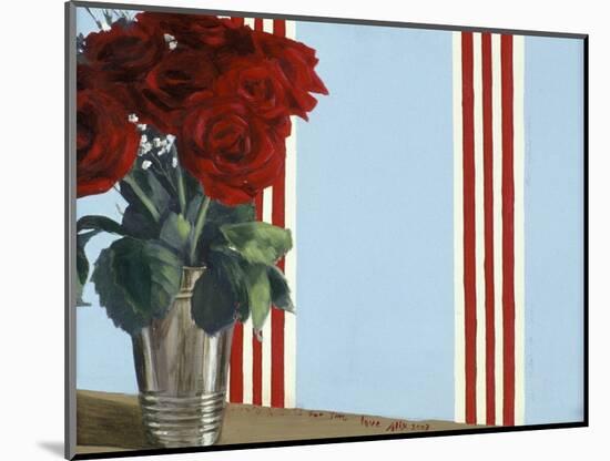 Red Red Roses-Alix Soubiran-Hall-Mounted Giclee Print