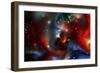 Red-Red-RUNA-Framed Giclee Print