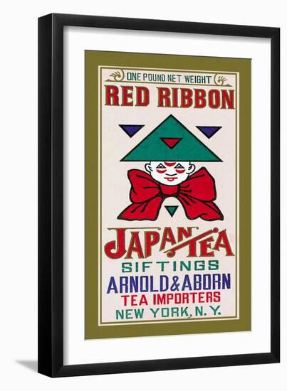 Red Ribbon Brand Tea-null-Framed Art Print