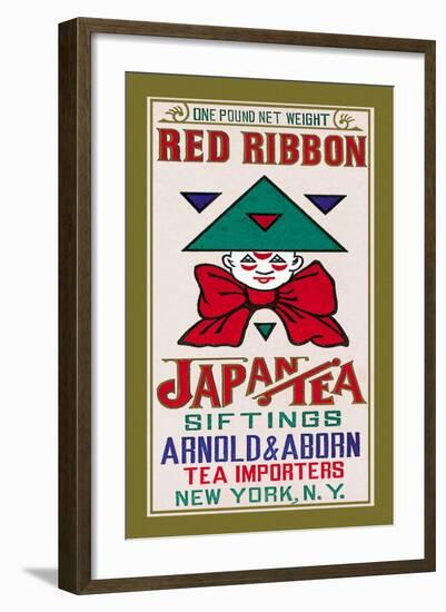 Red Ribbon Brand Tea-null-Framed Art Print