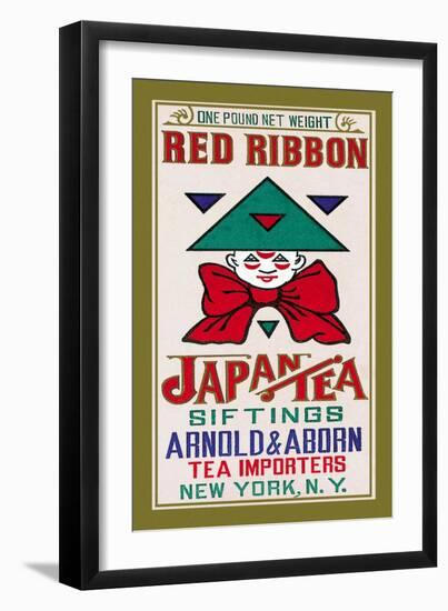 Red Ribbon Brand Tea-null-Framed Art Print