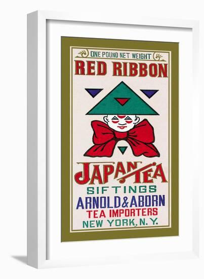 Red Ribbon Brand Tea-null-Framed Art Print