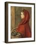 Red Riding Hood (A Portrait of Effie Millais, the artist's daughter)-John Everett Millais-Framed Giclee Print