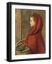 Red Riding Hood (A Portrait of Effie Millais, the artist's daughter)-John Everett Millais-Framed Giclee Print