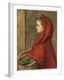 Red Riding Hood (A Portrait of Effie Millais, the artist's daughter)-John Everett Millais-Framed Giclee Print