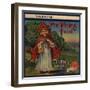 Red Riding Hood Brand - Charter Oak, California - Citrus Crate Label-Lantern Press-Framed Art Print